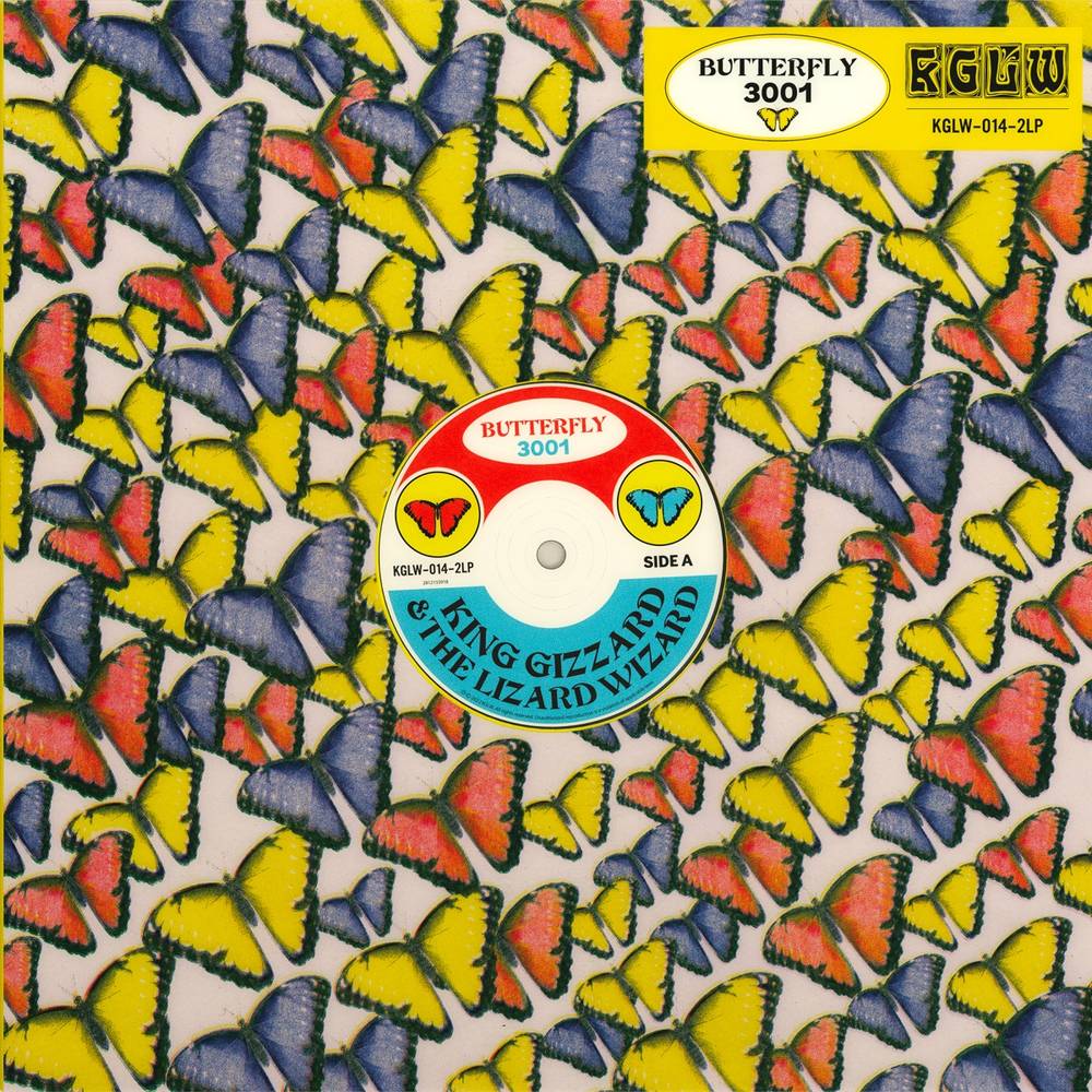 the album cover for King Gizzard & The Lizard Wizard - Butterfly 3001 [Indie Exclusive limited Edition 2 LP]