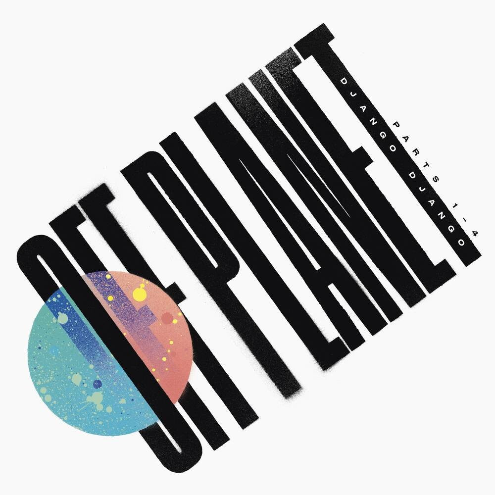 the album cover for Django Django - Off Planet [Indie Exclusive Limited Edition White 2 LP]