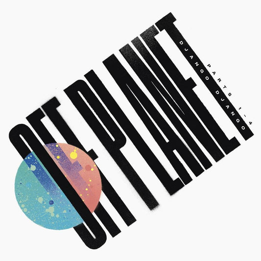 the album cover for Django Django - Off Planet [Indie Exclusive Limited Edition White 2 LP]