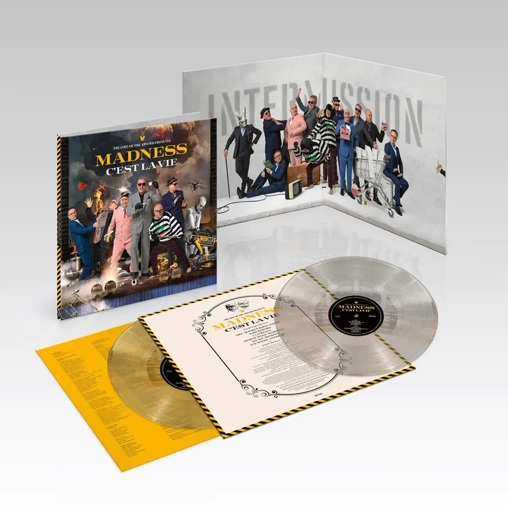 the album cover for Madness - Theatre Of The Absurd Presents C'est La Vie [Limited Edition Crystal Clear 2LP]