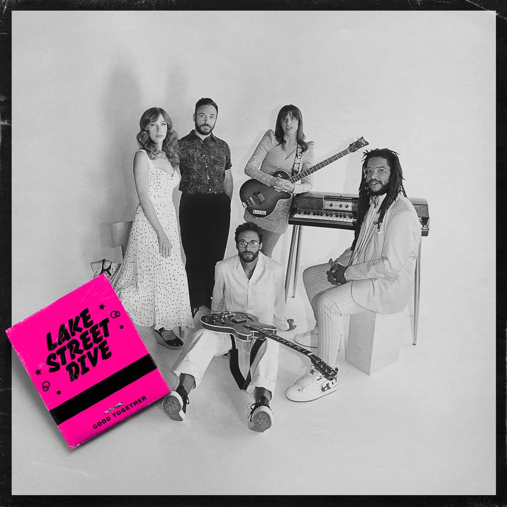 the album cover for Lake Street Dive - Good Together [INDIE EXCLUSIVE Translucent Light Blue LP]