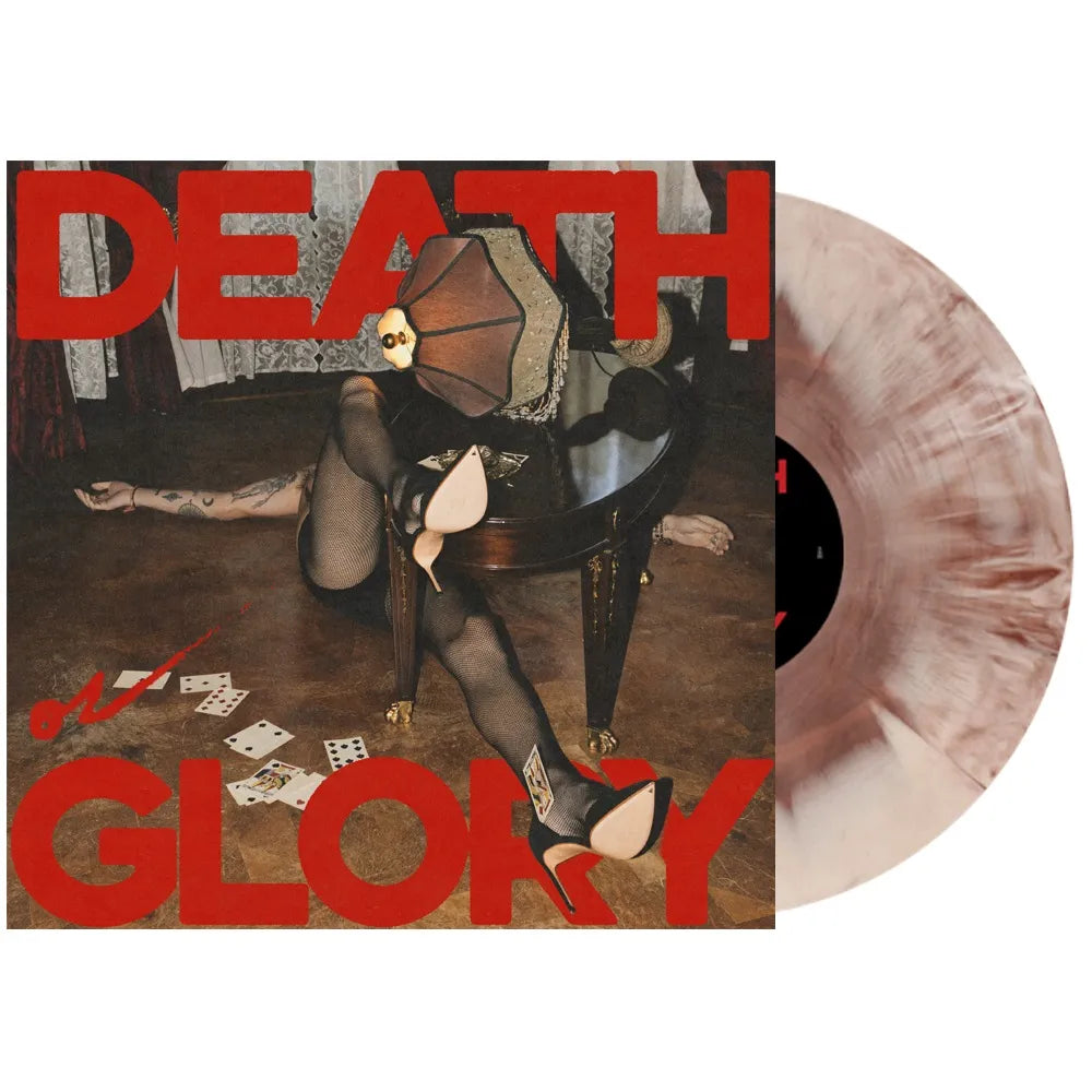 the album cover for Palaye Royale - Death or Glory [Indie Exclusive Brown/White Galaxy LP]