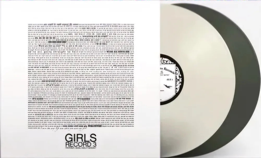 the album cover for Girls - Father, Son, Holy Ghost [Milky Clear/Black Ice 2 LP]