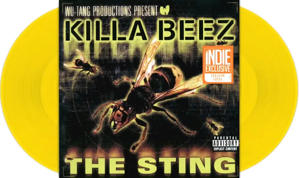 the album cover for Killa Beez - The Sting [RSD Essential Indie Colorway Yellow 2LP]