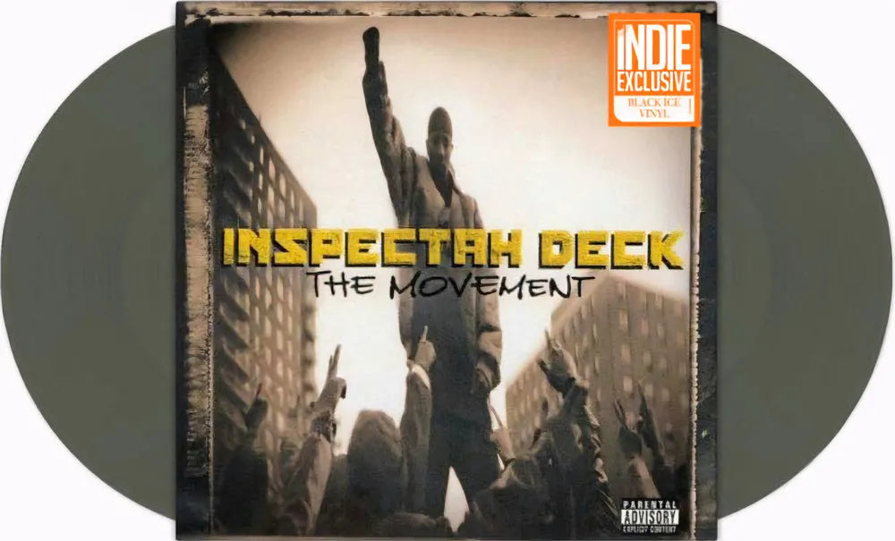 the album cover for Inspectah Deck - The Movement [RSD Essential Indie Colorway Black Ice 2LP]