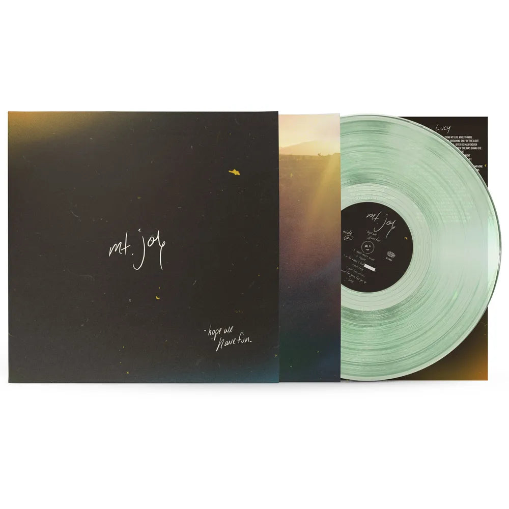 the album cover for Mt. Joy - Hope We Have Fun [Indie Exclusive 180g Coke Bottle Clear LP]