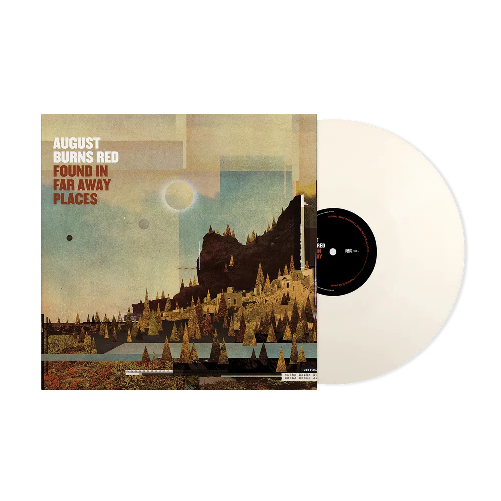 the album cover for August Burns Red - Found In Far Away Places [Bone LP]