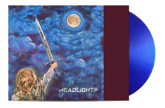 the album cover for Alex G - Headlights [Indie Exclusive Metallic Blue Vinyl]