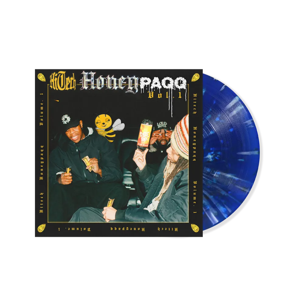 the album cover for Hitech - HONEYPAQQ Vol. 1 -  [Indie Exclusive Deep Ocean LP]