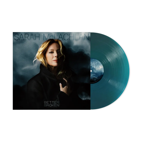 the album cover for Sarah McLachlan - Better Broken [Indie Exclusive Translucent Sea Blue LP]