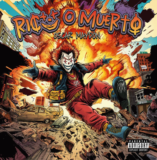the album cover for Oscar Maydon - Rico O Muerto 1