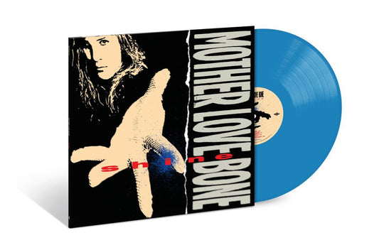 the album cover for Mother Love Bone - Shine [Indie Exclusive Opaque Sky Blue 180g LP]