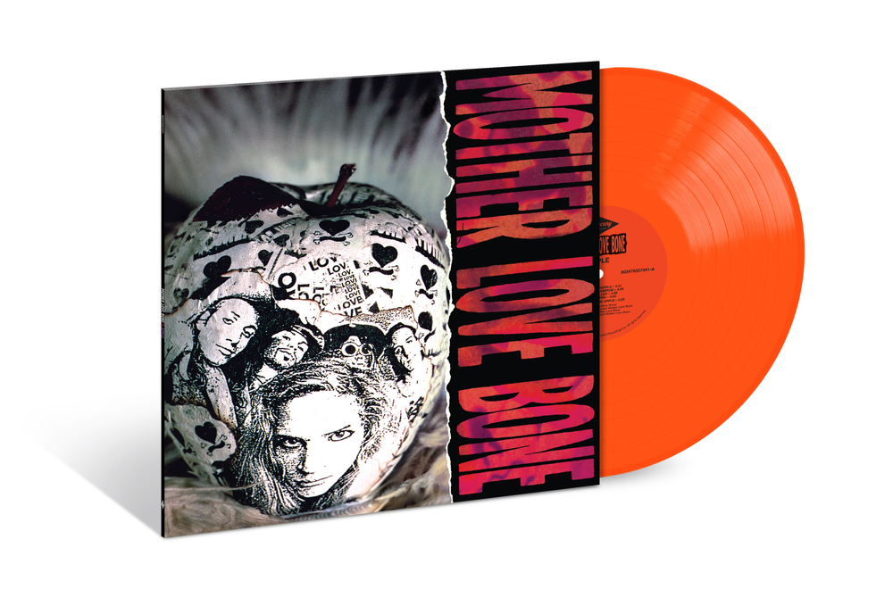 the album cover for Mother Love Bone - Apple [Indie Exclusive Opaque Habanero 180g]