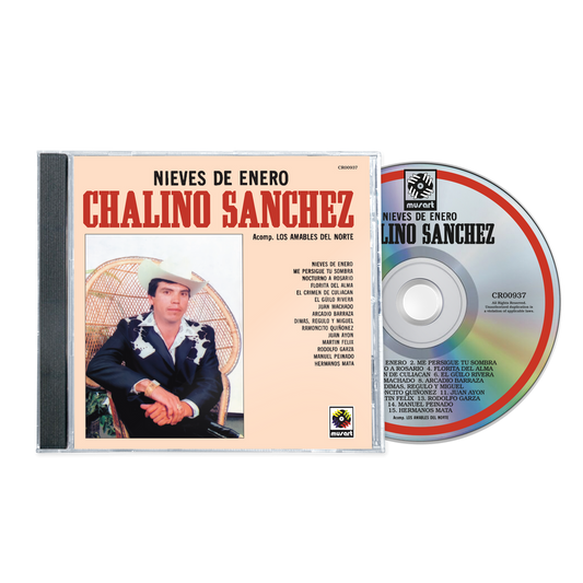 the album cover for Chalino Sanchez - Nieves de Enero -  [CD]