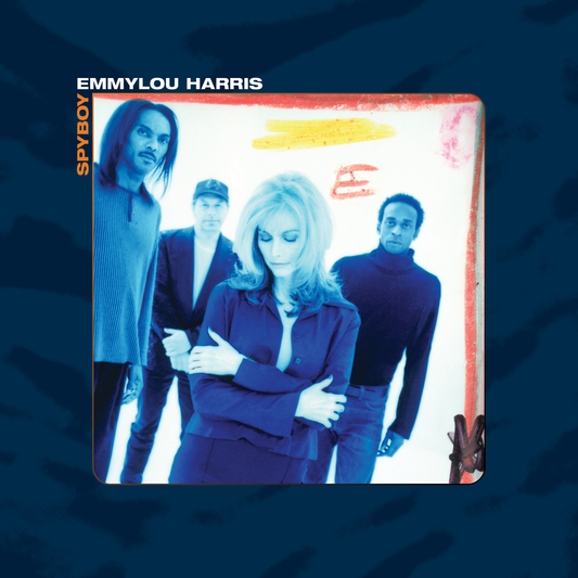 the album cover for Emmylou Harris - Spyboy - [Clear 2 LP]