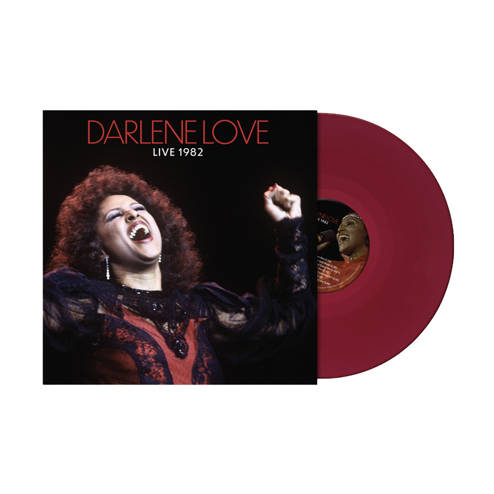 the album cover for Darlene Love - Live 1982 -  [Ruby Red LP]