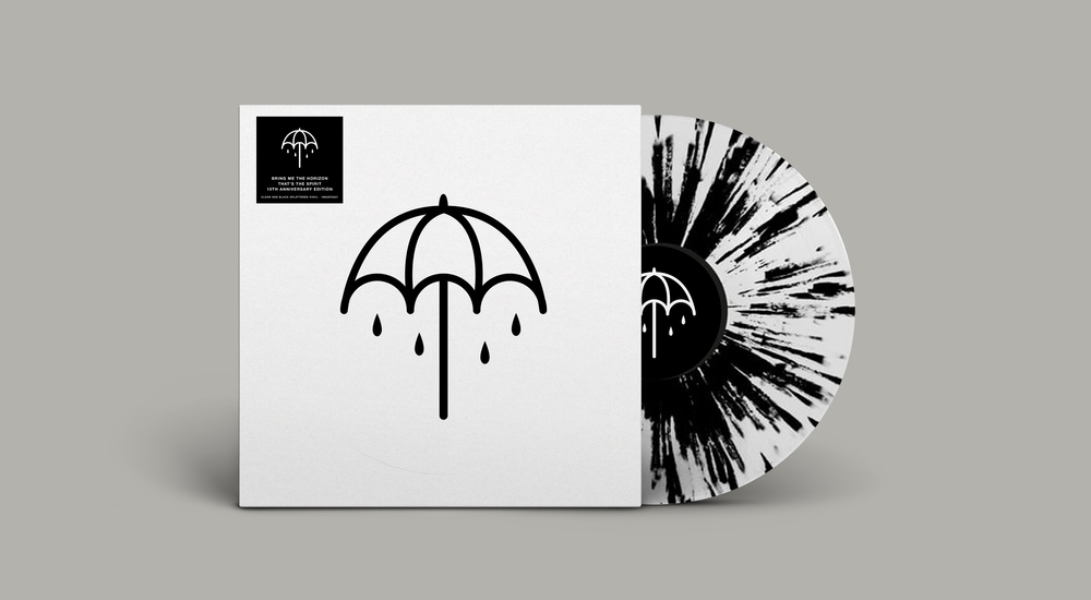 the album cover for Bring Me The Horizon - Thats The Spirit (10th Anniversary Edition) [Black and White Splatter LP]