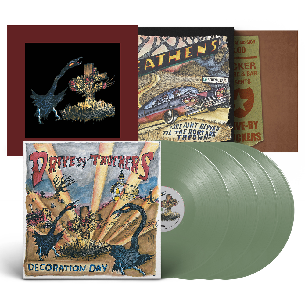 the album cover for Drive-By Truckers - The Definitive Decoration Day [Indie Exclusive Olive Green 4LP]