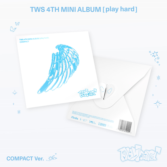 the album cover for TWS - Tws 4th Mini Album 'Play Hard' [Compact Ver.]