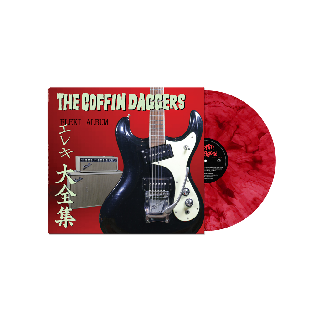 the album cover for The Coffin Daggers - Eleki Album [Red Marble LP]