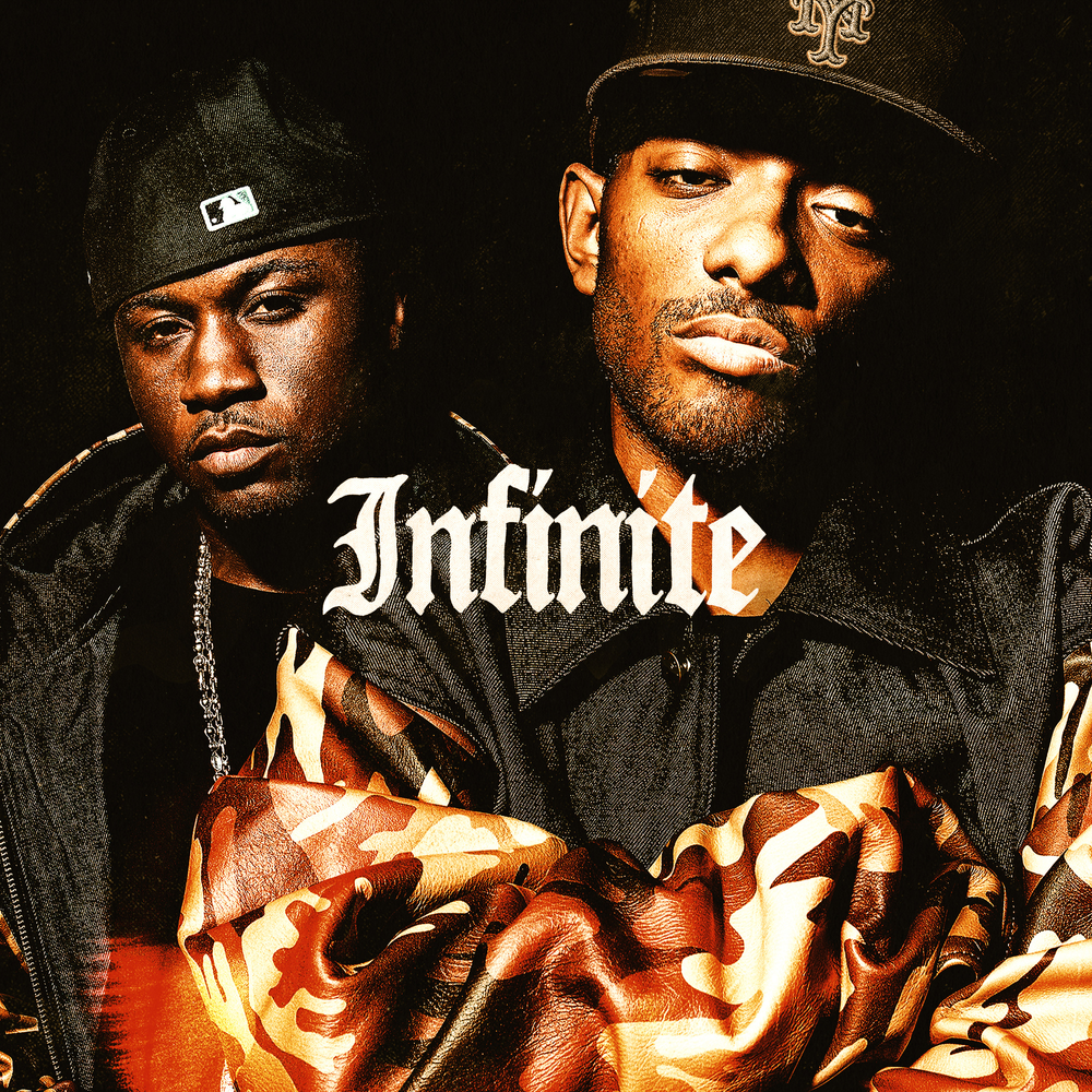 the album cover for Mobb Deep - Infinite [Orange LP]