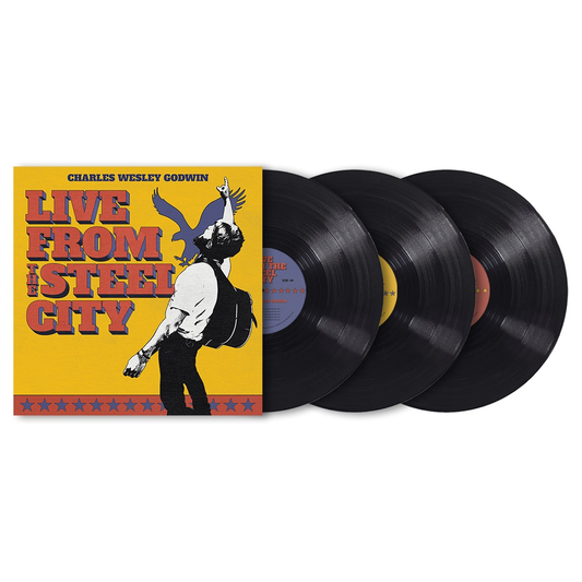 the album cover for Charles Godwin  Wesley - Live From The Steel City [3 LP]