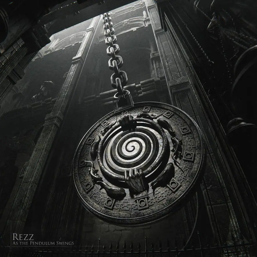 the album cover for Rezz - As The Pendulum Swings [180 Gram Limited Edition Picture Disc]