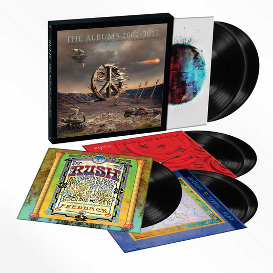the album cover for Rush - Albums 2002-2012 Box Set (Rktbr25) (Brick & Mortar Exclusive)