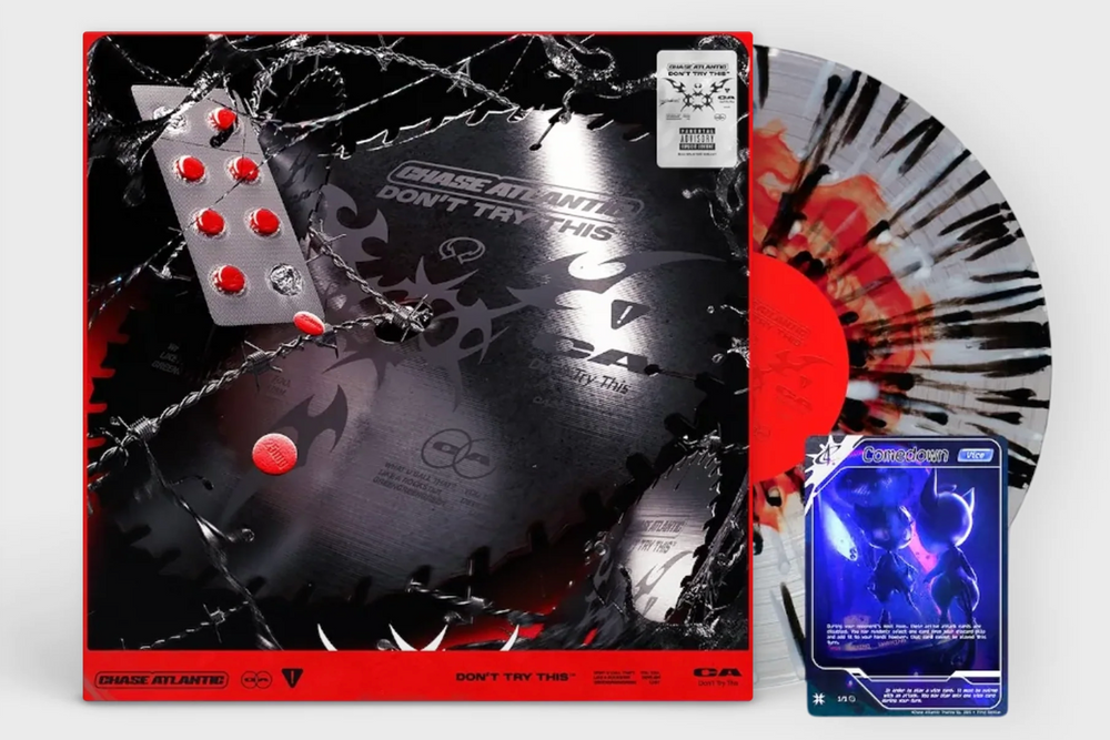 the album cover for Chase Atlantic - Don't Try This [Clear Vinyl] (Ep) (Org) (Red) (Spla)