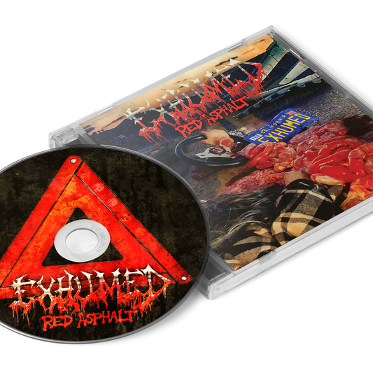 the album cover for Exhumed - Red Asphalt Mocks
