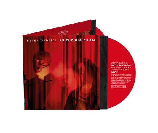 the album cover for Peter Gabriel - In The Big Room