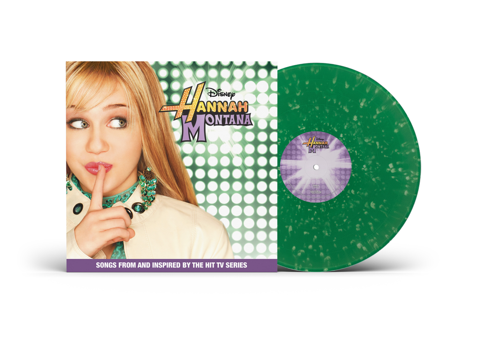 the album cover for Hannah Montana - Hannah Montana [Green Splatter]