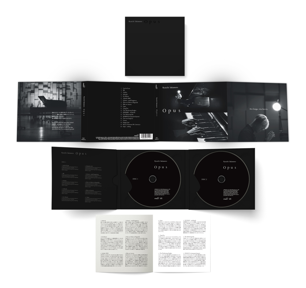 the album cover for Ryuichi Sakamoto - Opus [Digipak with Booklet]