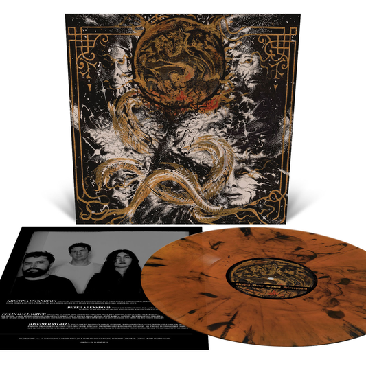 the album cover for King Woman - Created in the Image of Suffering [Oriole Marble]