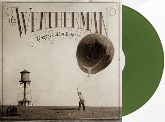 the album cover for Gregory Isakov  Alan - Weatherman [Colored Vinyl] (Grn) [Indie Exclusive]