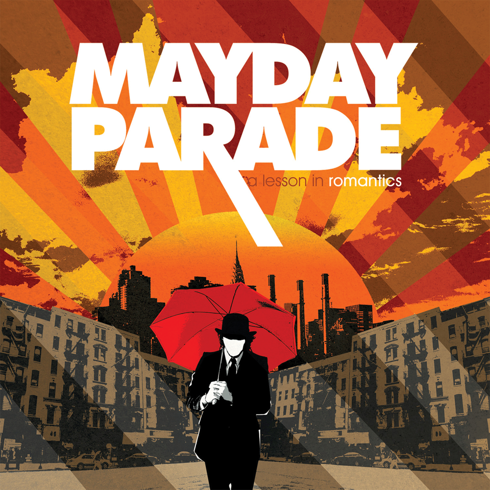 the album cover for Mayday Parade - A Lesson In Romantics