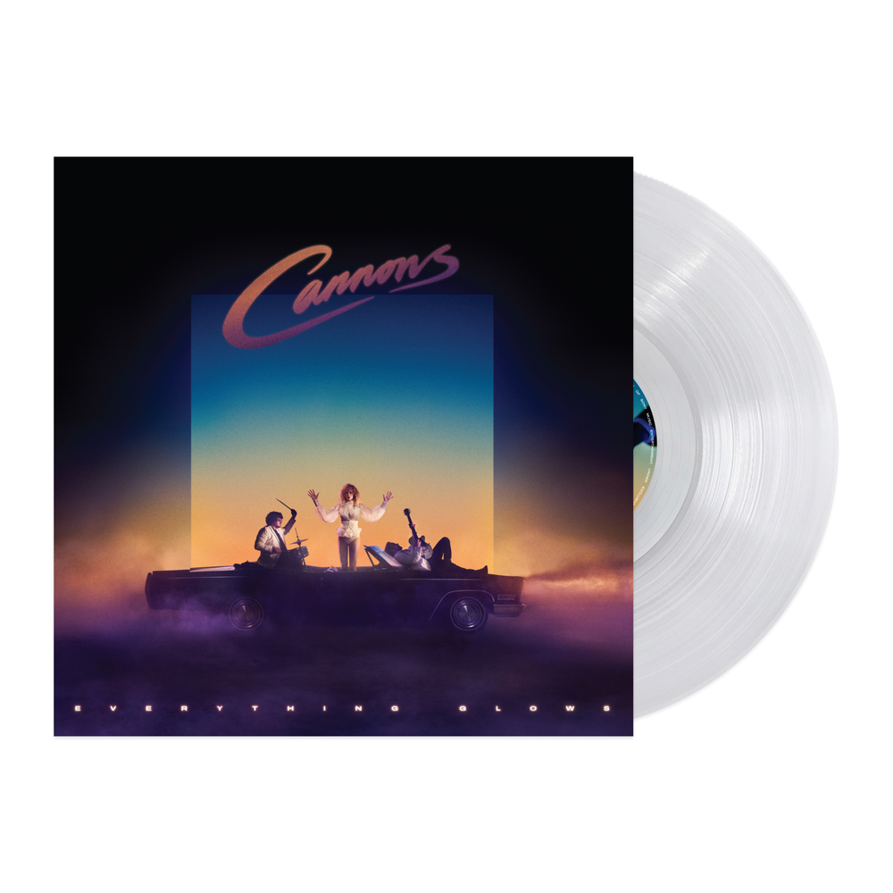 the album cover for Cannons - Everything Glows [Clear]