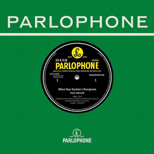 the album cover for Paul Weller - When Your Garden’s Overgrown / Boy About Town (Weller at the BBC Vol. 2) [RSD 2026]
