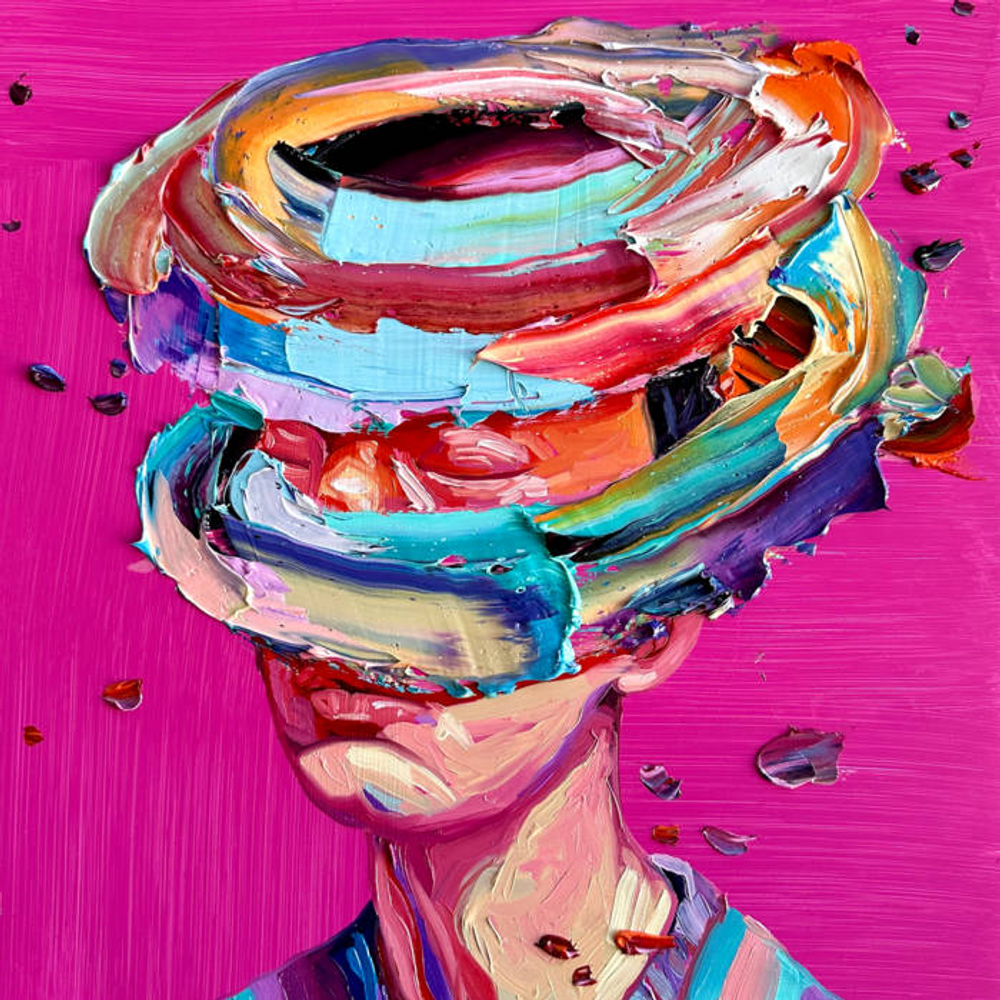 the album cover for Thanks! I Hate It - Scatterbrain [Blue]