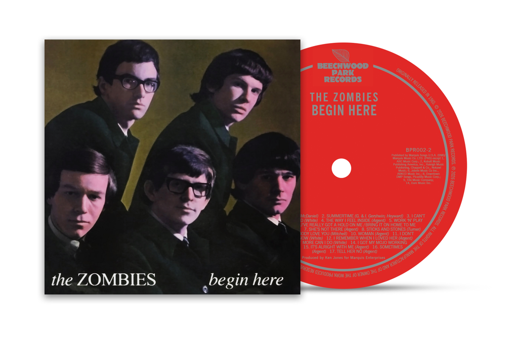 the album cover for The Zombies - Begin Here - Mono Remastered