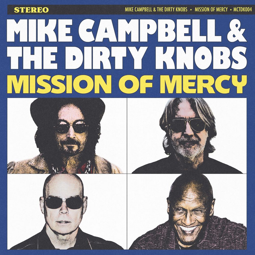 the album cover for Mike Campbell & The Dirty Knobs - Mission Of Mercy [Indie Exclusive Purple]