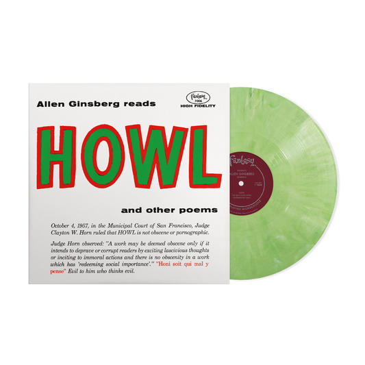 the album cover for Allen Ginsberg - Howl And Other Poems [Eco-friendly Green Blend]