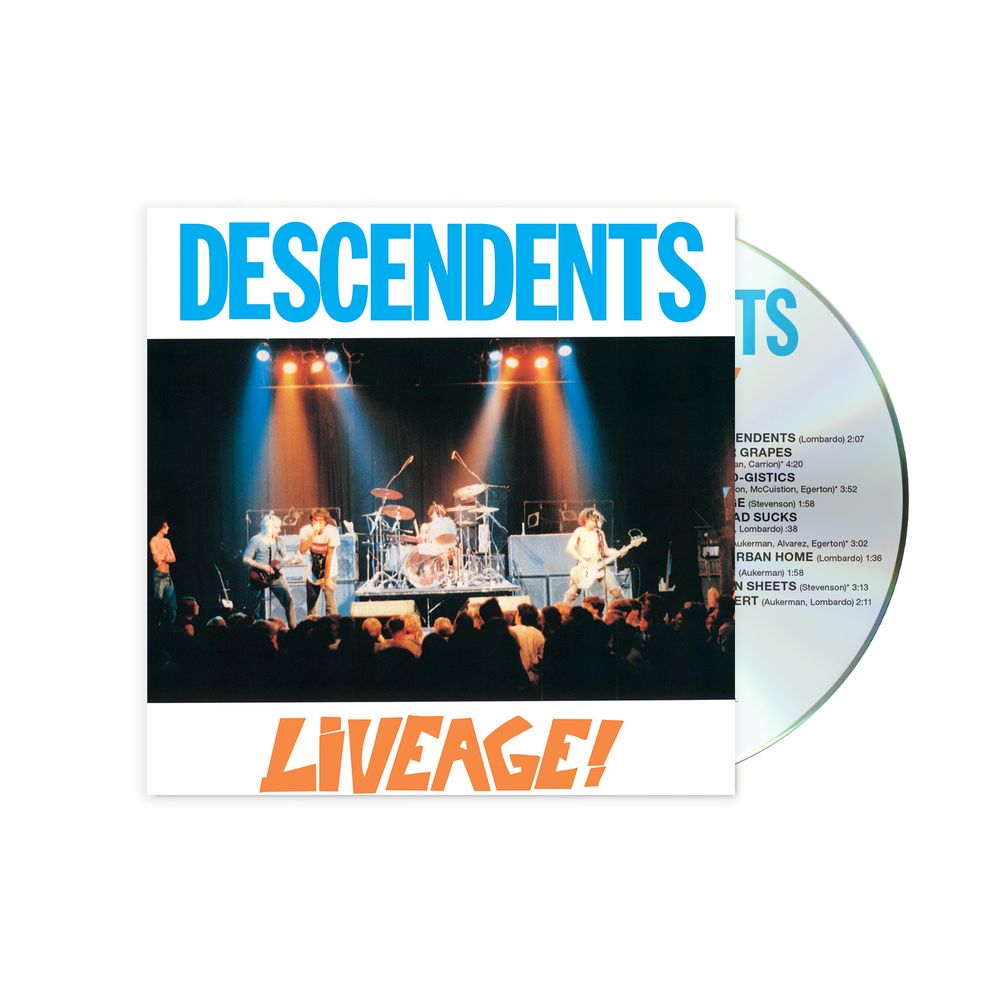 the album cover for Descendents - Liveage! - 2026 