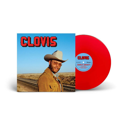 the album cover for Charley Crockett - Clovis [Indie Exclusive Red]