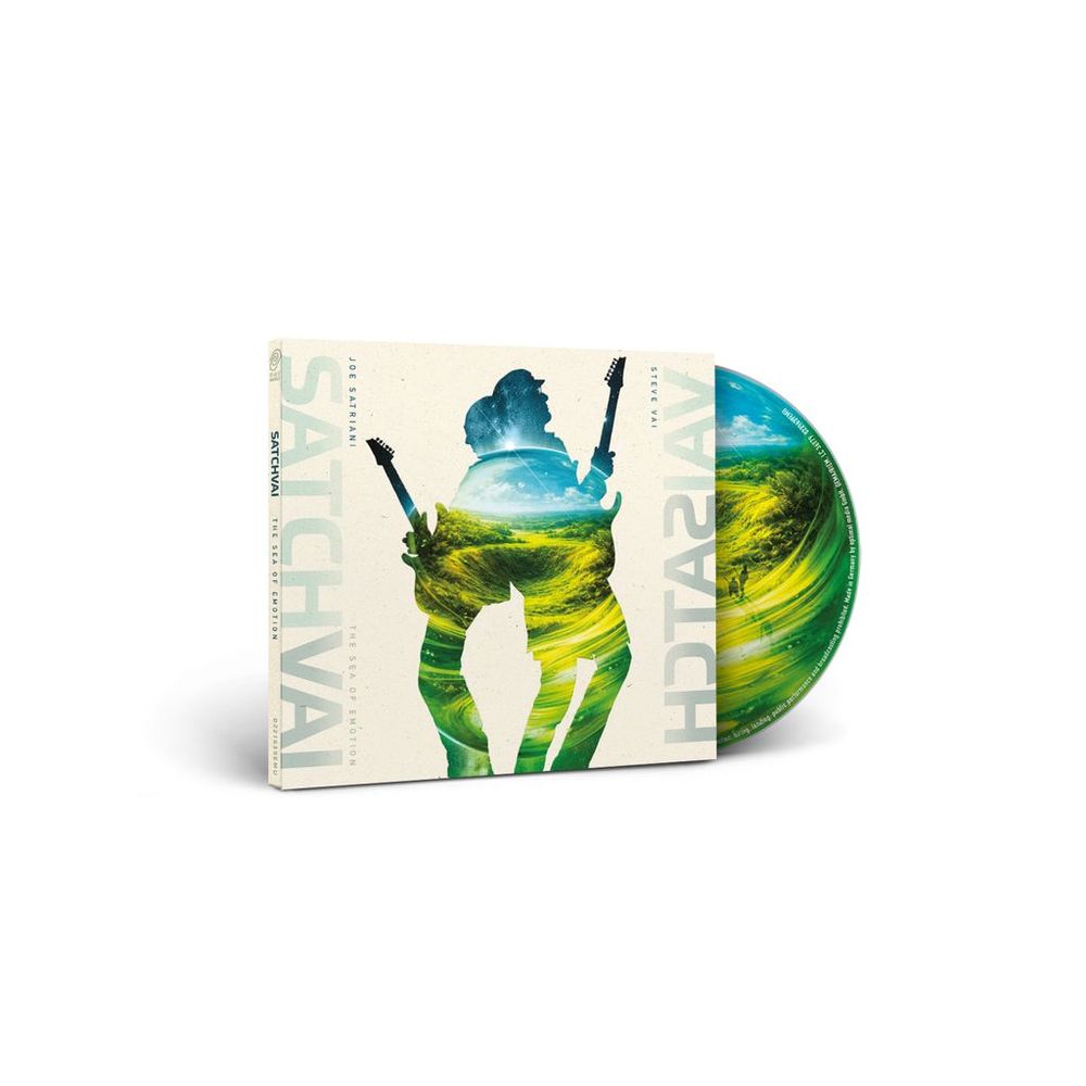 the album cover for Joe Satriani and Steve Vai - The Sea of Emotion [Digipak]