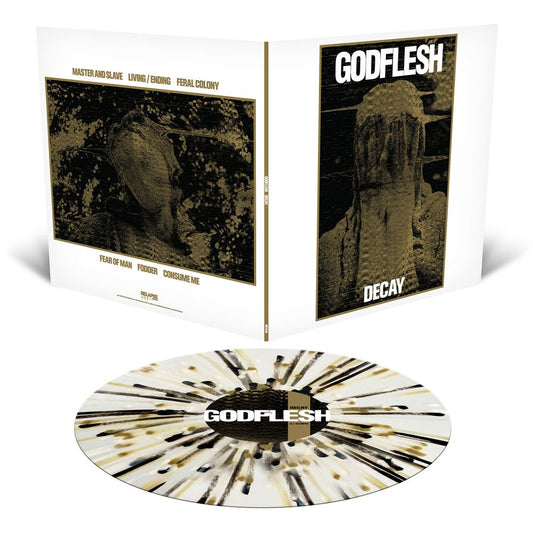 the album cover for Godflesh - Decay [Orchard Indie Exclusive Clear Splatter]