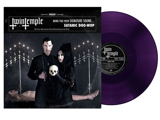 the album cover for Twin Temple - Twin Temple (Bring You Their Signature Sound.... Satanic Doo-Wop) [Ritual Wine]