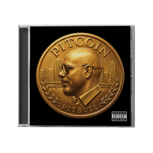 the album cover for Pitbull - Pitcoin