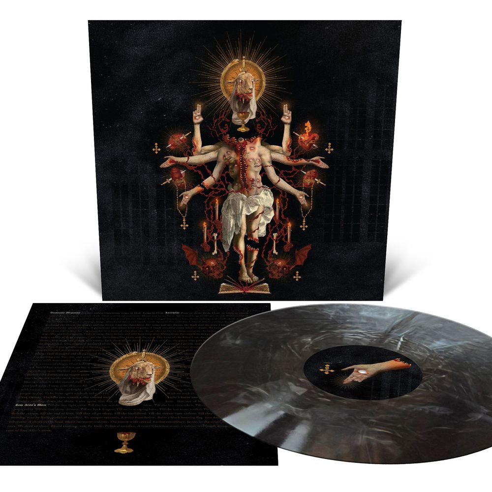 the album cover for Satanic Planet - Dead Deities [Orchard Indie Exclusive Onyx Marble]