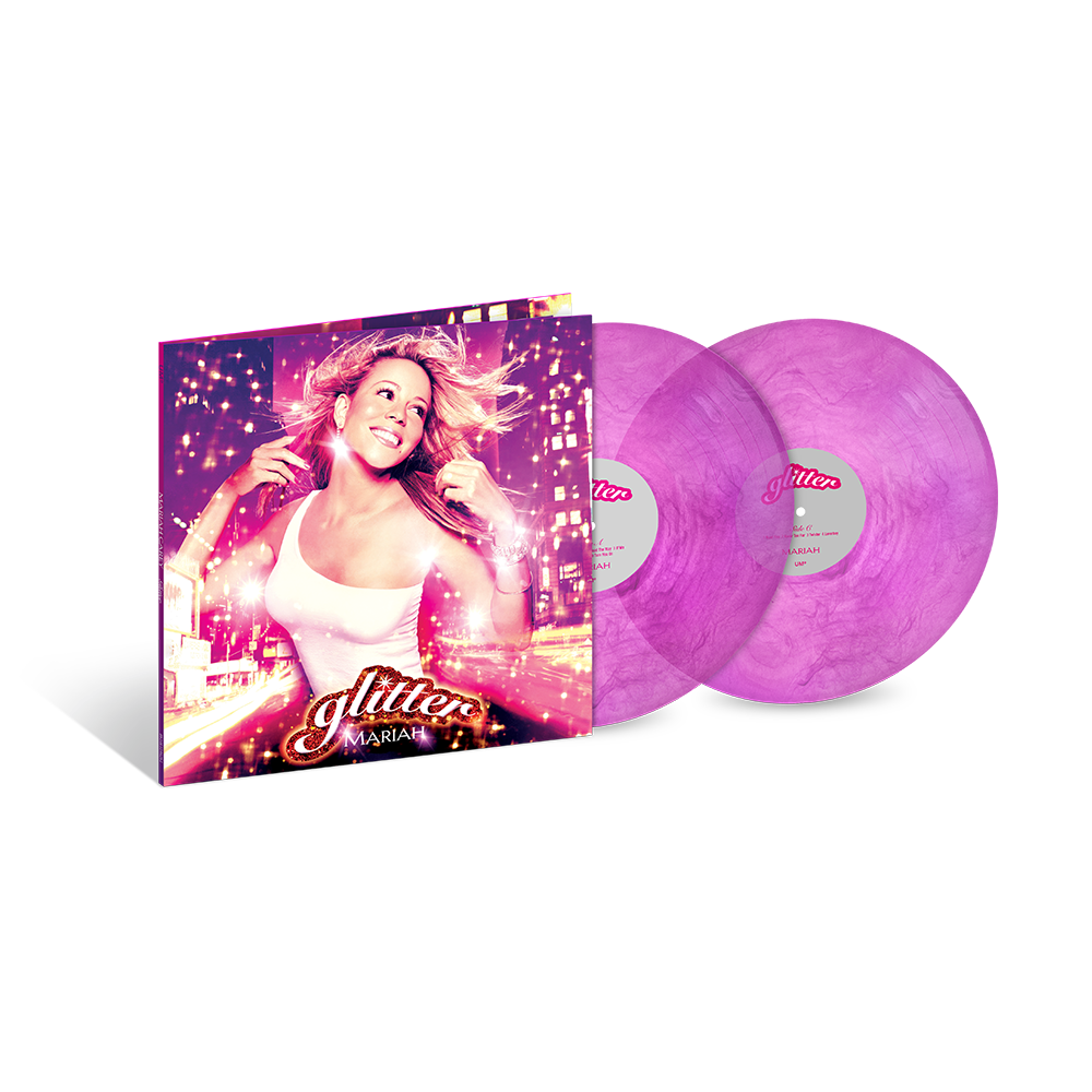 the album cover for Mariah Carey - Glitter - 25th Anniversary [Midnight Purple]